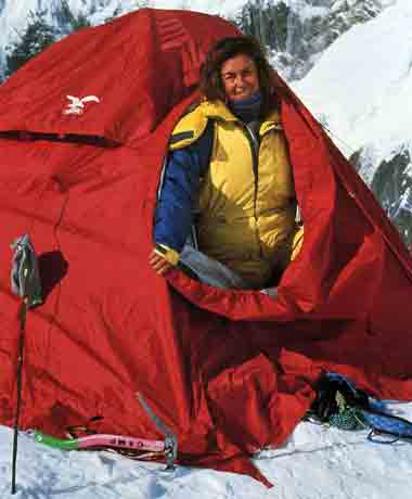 
Wanda Rutkiewicz On Kangchenjunga 1992 - Wanda Rutkiewicz: A Caravan Of Dreams book
